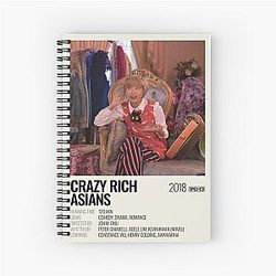 Crazy Rich Asians movie poster Notebook