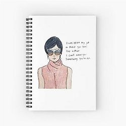 Astrid Leong Crazy Rich Asians Spiral Notebook