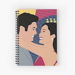 Crazy Rich Asians - Nick Young and Rachel Chu Notebook