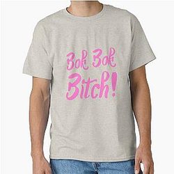 Bok Bitch - Crazy Rich Asians Text Design in Pink - because Chickens are Bitches Classic T-Shirt