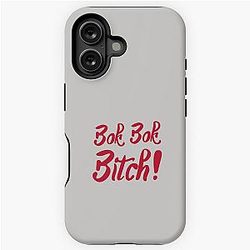 Bok Bitch - Crazy Rich Asians Text Design in Red because Chickens are Bitches iPhone Tough Case