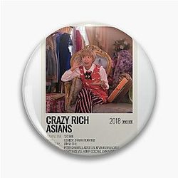 Crazy Rich Asians movie poster Pin