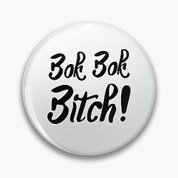 Bok Bitch - Crazy Rich Asians Text Design in Black - Because Chickens are Bitches