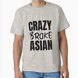 Crazy Rich Asian Design in black text Classic T-Shirt