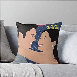 Crazy Rich Asians - Nick Young and Rachel Chu Throw Pillow