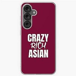 Crazy Rich Asian -Crazy Rich Asians Design in white text Samsung Galaxy Soft Case