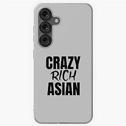 Crazy Rich Asian -Crazy Rich Asians Design in black text Samsung Galaxy Soft Case