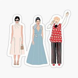 Crazy Rich Asians Girl Gang Sticker