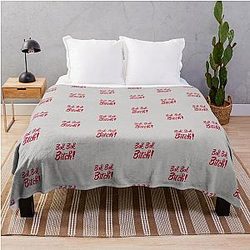 Bok Bitch - Crazy Rich Asians Text Design in Red - because Chickens are Bitches Throw Blanket