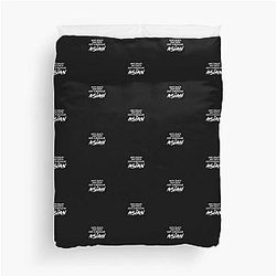 Not Crazy Rich Asian - Crazy Rich Asians Design in White Text because Chickens are Bitches Duvet Cover