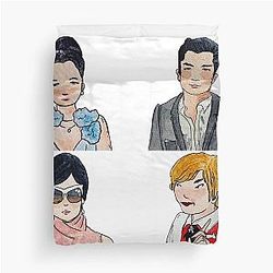 Crazy Rich Asians Fanart Duvet Cover