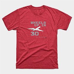 Criminal Minds T-Shirts - Wheels Up In 30. - Aaron Hotchner T- Shirt TP0911