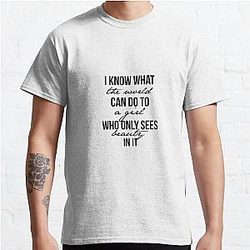 Criminal Minds T-Shirts - Emily Prentiss Quote Classic T-Shirt RB2910