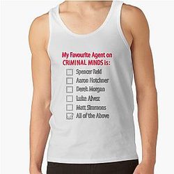 Criminal Minds Tank Tops - My Favourite Agent on CRIMINAL MINDS Tank Top RB2910