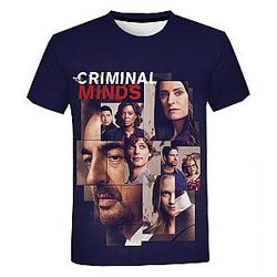 Criminal Minds T-shirts - Team Criminal Minds Graphic 3D T-shirt