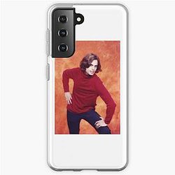 Criminal Minds Cases - matthew gray gubler red shirt pose Samsung Galaxy Soft Case RB2910