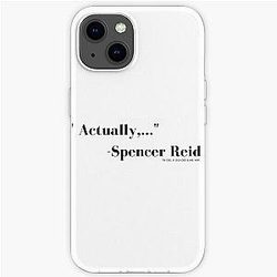 Criminal Minds Cases - CRIMINAL MINDS Reid Actually Quote iPhone Soft Case RB2910