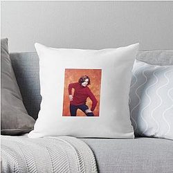 Criminal Minds Pillows - matthew gray gubler red shirt pose Throw Pillow RB2910