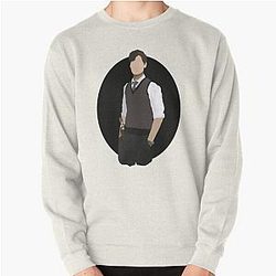 Criminal Minds Sweatshirts - Spencer Reid / Matthew Gray Gubler Criminal Minds Sillouette Art With Background Pullover Sweatshirt RB2910