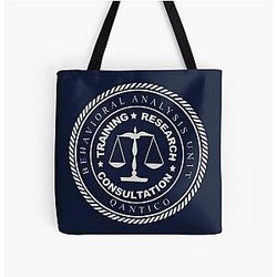 Criminal Minds Bags - BAU - Logo All Over Print Tote Bag RB2910