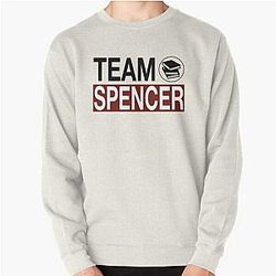 Criminal Minds Sweatshirts - Team Spencer (New Version) (Black on White) Pullover Sweatshirt RB2910