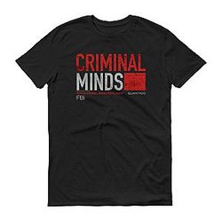 Criminal Minds T-shirts - Distressed BAU Quantico Adult T-Shirt IP2712