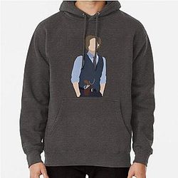 Criminal Minds Hoodies - dr. spencer reid silhouette Pullover Hoodie RB2910