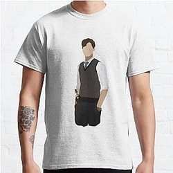 Criminal Minds T-Shirts - Spencer Reid / Matthew Gray Gubler Criminal Minds Sillouette Art Classic T-Shirt RB2910