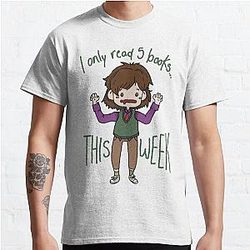 Criminal Minds T-Shirts - Spencer Reid-Books Classic T-Shirt RB2910