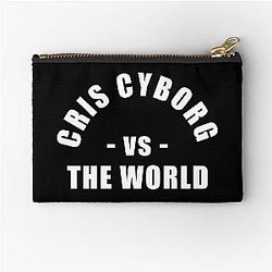 Cris Cyborg vs the world zipper pouch