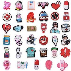 Hot Sale 1Pcs Doctor Nurse Shoe Charms Accessories