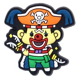 One Piece Charms – One Piece Buggy Character PVC Crocs Charms