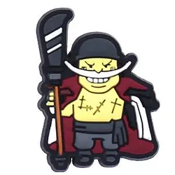 One Piece Charms – One Piece White Beard Character PVC Crocs Charms