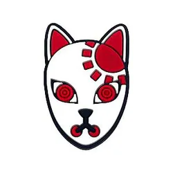 Demon Slayer Charms – Mask Demon Slayer PVC Crocs Charms MK004