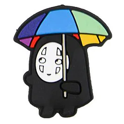 Ghibli Crocs Charms – No Face Umbrella PVC Crocs Charm