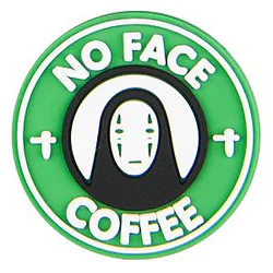 Ghibli Crocs Charms – No Face Coffee PVC Crocs Charm
