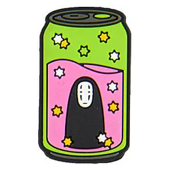 Ghibli Crocs Charms – No Face Cute Can PVC Crocs Charm