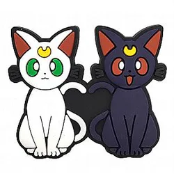 Sailor Moon Crocs Charm - Artemis Luna Logo PVC Crocs Charm