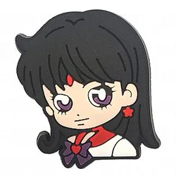 Sailor Moon Crocs Charm - Sailor Mars Logo PVC Crocs Charm