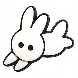 Sailor Moon Crocs Charm - White Bunny PVC Crocs Charm