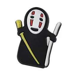 Ghibli Crocs Charms – No Face Sword Accessories PVC Crocs Charm