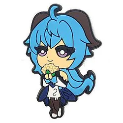 Genshin Impact Crocs Charms – Anime Genshin Impact Cute Blue PVC Crocs Charm