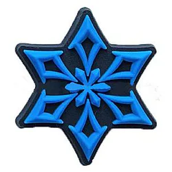 Genshin Impact Crocs Charms –  Genshin Impact Snow Logo PVC Crocs Charm
