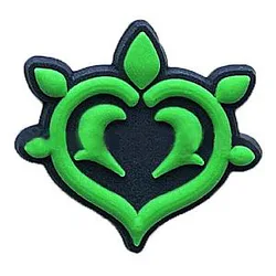 Genshin Impact Crocs Charms –  Genshin Impact Logo Green PVC Crocs Charm