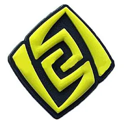 Genshin Impact Crocs Charms –  Genshin Impact Logo Yellow PVC Crocs Charm