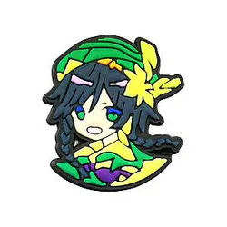 Genshin Impact Crocs Charms –  Genshin Impact Green Cute PVC Crocs Charm