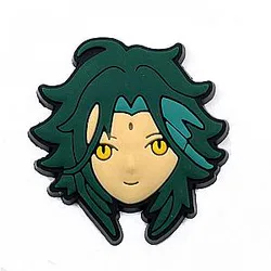 Genshin Impact Crocs Charms –  Genshin Impact Accessories Green PVC Crocs Charm