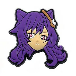 Genshin Impact Crocs Charms –  Genshin Impact Accessories Purple PVC Crocs Charm