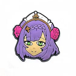 Genshin Impact Crocs Charms –  Genshin Impact Purple Shoe PVC Crocs Charm