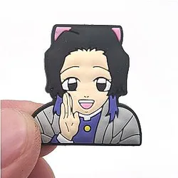 Demon Slayer Crocs Charms – Shinobu Kocho Cute PVC Crocs Charm